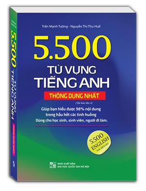 5500 từ vựng tiếng Anh thông dụng nhất (bản màu) - tái bản 05