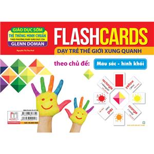 Flashcards - Màu sắc - hình khối (thẻ Tái bản)