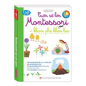 Cuốn sổ lớn Montessori về khám phá khoa học (bìa mềm)