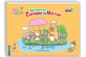 Sách tô màu - Bốn mùa của CAPYBARA và MÈO CAM 