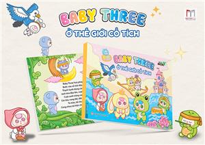 Sách tô màu - BABY THREE ở thế giới cổ tích 