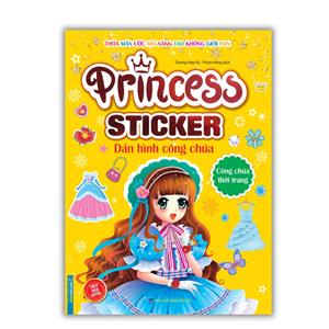 Princess sticker - Dán hình công chúa - Công chúa thời trang