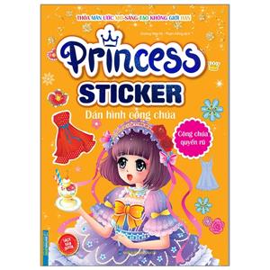 Princess sticker - Dán hình công chúa - Công chúa quyến rũ