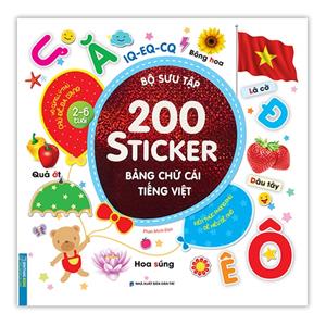 Bộ sưu tập 200 sticker - Bảng chữ cái tiếng Việt (tái bản)