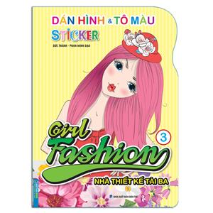  Dán hình & tô màu STICKER Girl Fashion - nhà thiết kế tài ba tập 3