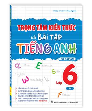 FRIENDS PLUS -  Trọng tâm kiến thức và bài tập tiếng anh lớp 6 tập 1 (có đáp án)