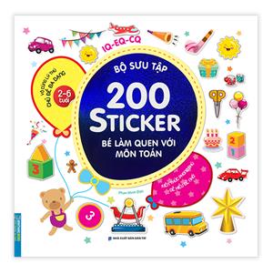 Bộ sưu tập 200 sticker - Bé làm quen với môn Toán