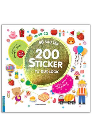 Bộ sưu tập 200 sticker - Tư duy, logic (2-6 tuổi)