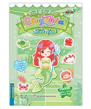 Sách thời trang - Công chúa biển xanh (sticker bóc dán xinh đẹp)