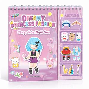 DREAMY PRINCESS FASHION - Công chúa ngôi sao (bóc dán lò xo)