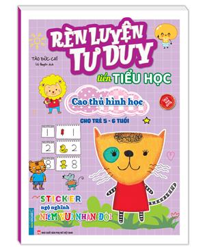 Rèn luyện tư duy tiền tiểu học - Cao thủ hình học (cho trẻ 5-6 tuổi) (bản quyền)