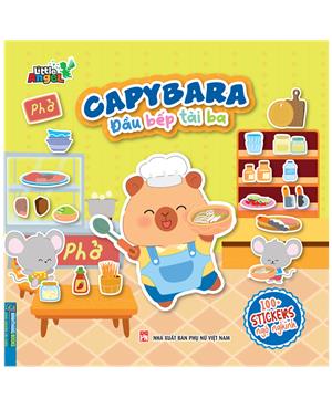 CAPYBARA đầu bếp tài ba (sticker nghộ nghĩnh)(bìa nhũ)