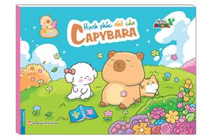 Sách tô màu - Hạnh phúc nhỏ của Capybara