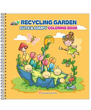 Sách tô màu - RECYCLING GARDEN (cute & comfy coloring book)