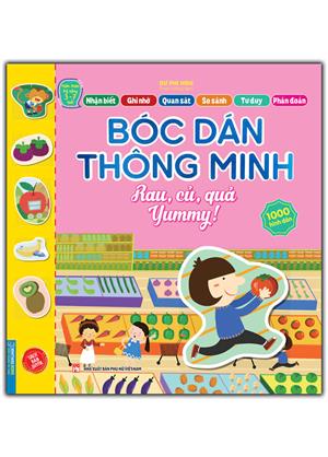 Bóc dán thông minh - Rau, củ, quả YUMMY ! (3-7 tuổi)