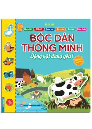 Bóc dán thông minh - Động vật đáng yêu (3-7 tuổi)