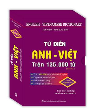 Từ điển Anh - Việt trên 135.000 từ (bìa cứng) tái bản 05