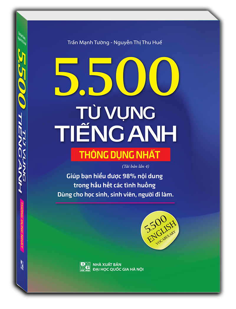 5500 từ vựng tiếng Anh thông dụng nhất (bản màu) - tái bản